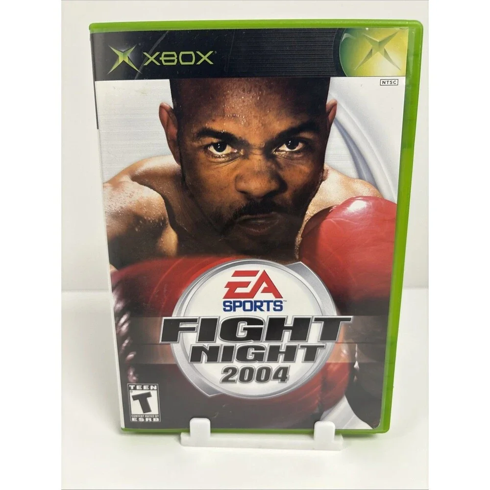 Fight Night 2004 (Microsoft Xbox 2004) Complete CIB W/ Reg Card Tested Fast Ship